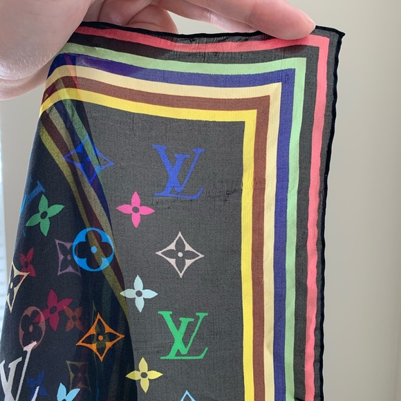 Louis Vuitton multicolor monogram bandana - Picture 7 of 16